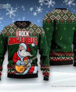 I Rock Jingle Bells Ugly Christmas Sweatshirt, Sweater