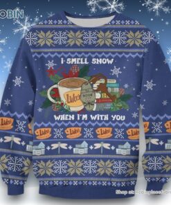 I Smell Snow Then I’m With You Luke’s Gilmore Girls Sweater and Sweatshirt Christmas
