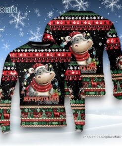 I Want A Hippopotamus For Christmas AOP Ugly Christmas Sweater For Men And Women, Christmas Gift
