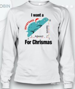 I Want A Hippotenus For Christmas Teacher Unisex Shirt