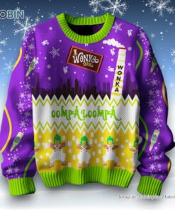 I Wonka Bar Oompa Loompa Ugly Christmas Sweater and Sweatshirt