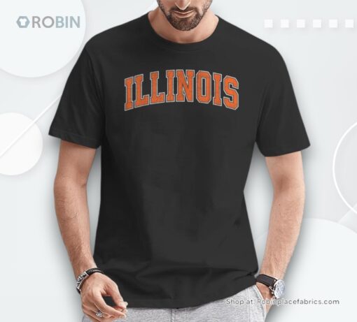Illinois Il Vintage Athletic Sports Style Shirt