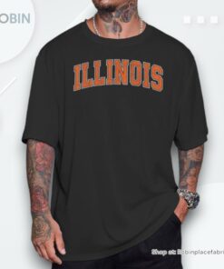 Illinois Il Vintage Athletic Sports Style Shirt