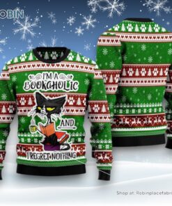 I’M A Bookaholic Ugly Christmas Sweater