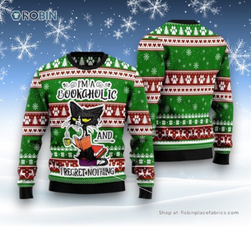 I’M A Bookaholic Ugly Christmas Sweater