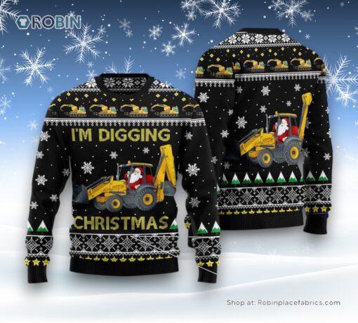 I’M Digging Christmas Ugly Christmas Sweatshirt, Sweater