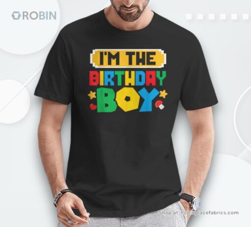 Im The Birthday Boy Game Gaming Family Matching Shirt