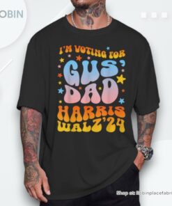 I’m Voting For Gus Dad Vote Harris Walz 2024 Boho Women Shirt