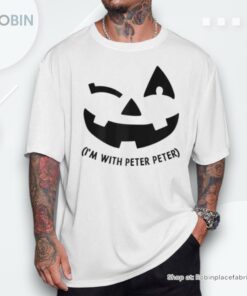 Im With Peter Couple Halloween Adult Her Eater Pumpkin Shirt