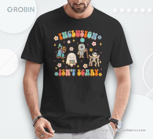 Inclusion Isn’t Scary Slp Halloween Sped Teacher Shirt