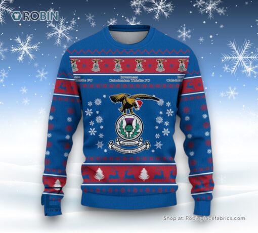 Inverness Caledonian Thistle F.C. Ugly Sweater and Sweatshirt