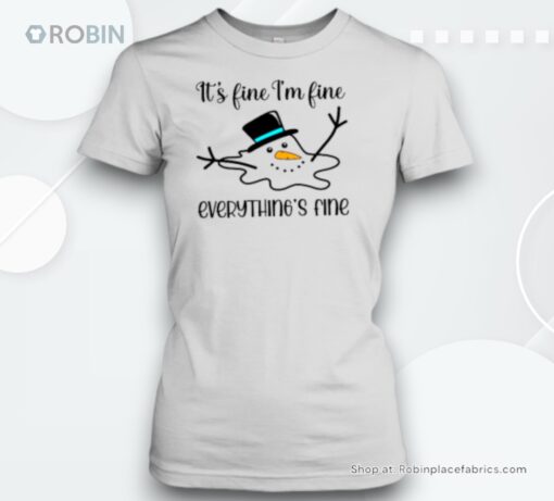 It’s Fine I’m Fine Everything’s Fine Teacher Unisex Shirt