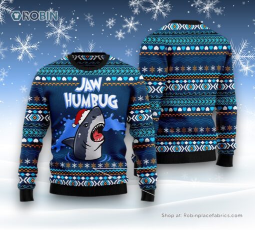 Jaw Humbug Ugly Christmas Sweater