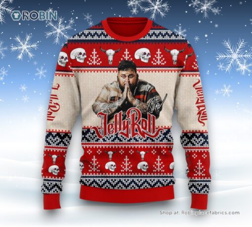 Jelly Roll Somebody Save Me Sweater and Sweatshirt Christmas