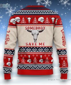 Jelly Roll Somebody Save Me Sweater and Sweatshirt Christmas