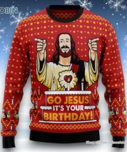 Jessus’s Birthday Ugly Christmas Sweater, Christian Sweater, God Gift