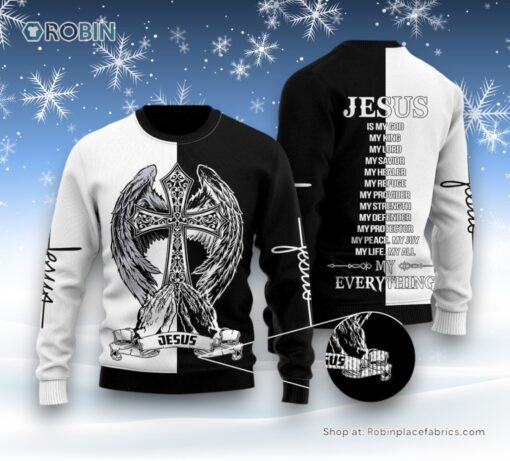 Jesus Easter Ugly Christmas Sweater For Men & Women, Christian Sweater, God Gift