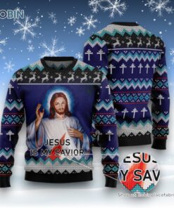 Jesus Is My Savior Ugly Christmas Sweatshirt, Sweater
