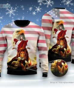 Jesus Ugly Christmas Sweater For Men & Women, Christian Sweater, God Gift