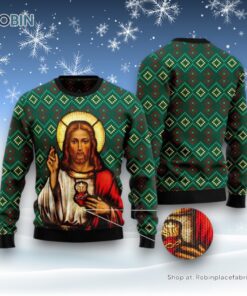 Jesus Ugly Christmas Sweater Unisex Womens & Mens, Christian Sweater, God Gift Jesus Ugly Christmas Sweater Unisex Womens & Mens, Christian Sweater, God Gift