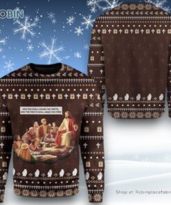 Jesus Ugly Christmas Sweatshirt, Sweater For Men & Women Adult, Christian Sweater, God Gift