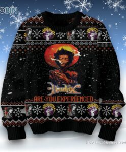 Jimi Hendrix Are You Experienced Ugly Sweater and Sweatshirt