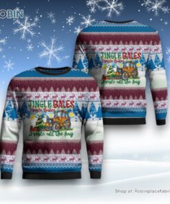 Jingle Bales Jingle Bales Jingle All The Hay Ugly Christmas, Christmas Gift, Farmers Sweater