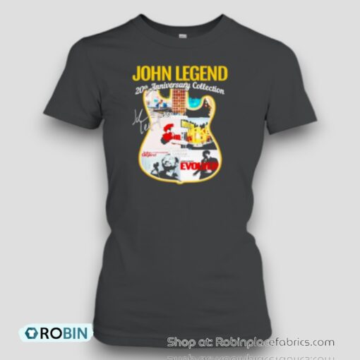 John Legend 20Th Anniversary Collection Signature Unisex Shirt