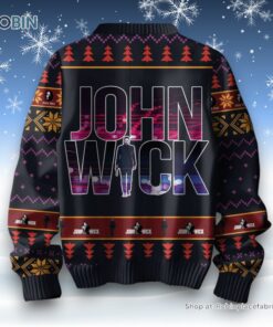 John Wick Baba Yaga Ugly Sweater and Sweatshirt John Wick Baba Yaga Ugly Sweater and Sweatshirt