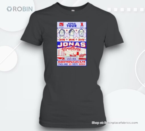 Jonas Brothers Utilita Arena Birmingham Birmingham England Unisex Shirt