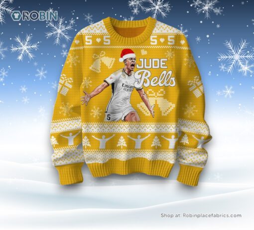 Jude Bellingham Ugly Christmas Sweater and Sweatshirt