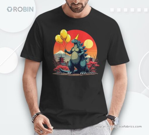 Kaiju Birthday Japan Monster Movie Bday Party Decorations Shirt