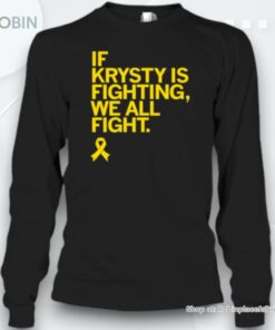 Kate Martin Caitlin Clark Megan If Krysty Is Fighting We All Fight Unisex Shirt