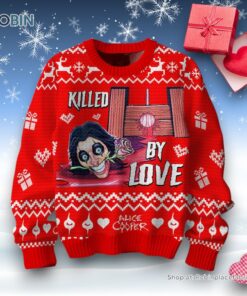 Killed By Love Alice Cooper Valentine Sweater and Sweatshirt