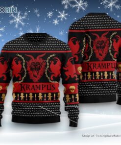 Krampus Ugly Christmas Sweatshirt, Sweater