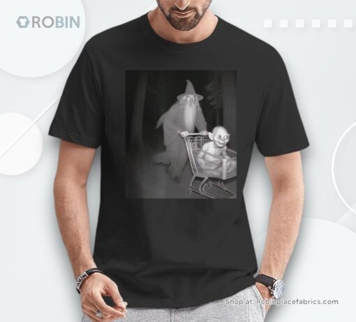 L O T R Gan Dolf Wizard Shopping Cart Smeag Cool Shirt