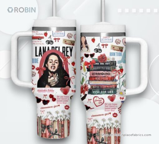 Lana Del Rey Names Of Songs Stanley Tumbler 40oz