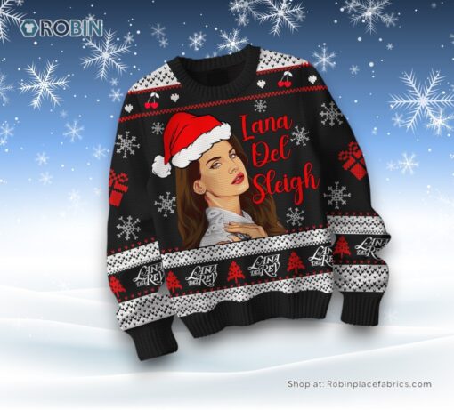 Lana Del Sleigh Lana Del Rey Ugly Sweater and Sweatshirt
