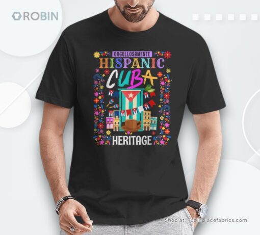 Latin Heritage Cuban Flag Outfit Idea For & Cuba Flag Shirt