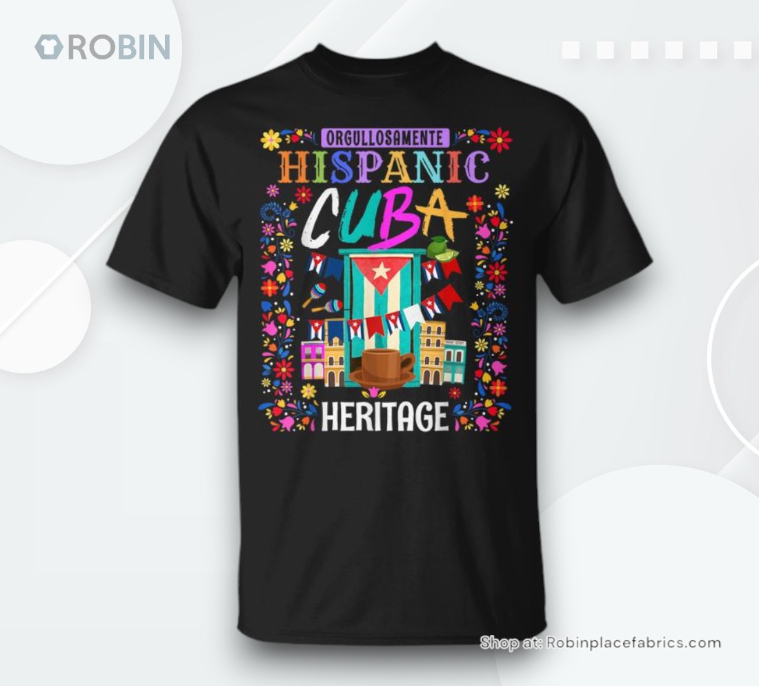 Latin Heritage Cuban Flag Outfit Idea For & Cuba Flag Shirt Latin Heritage Cuban Flag Outfit Idea For & Cuba Flag Shirt
