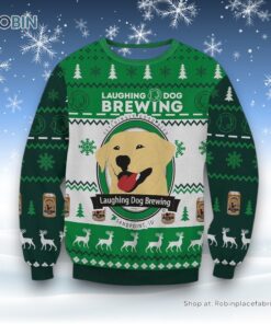 Laughing Dog Brewing Christmas 3d Ugly Sweater, Christmas Gift For Dog Love