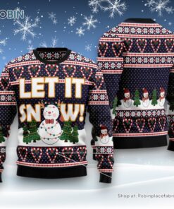 Let It Snow Ugly Christmas Sweater