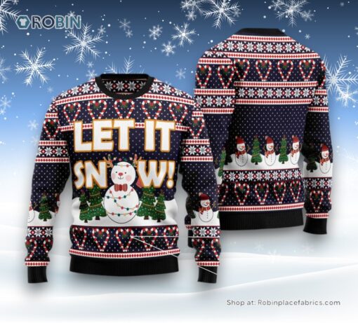 Let It Snow Ugly Christmas Sweater