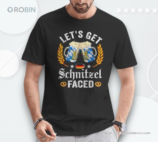 Let’s Get Schnitzel Faced Oktoberfest German Shirt