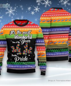 Lgbt Beside Pride Ugly Christmas Sweater Lgbt Beside Pride Ugly Christmas Sweater