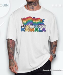 Lgbtq Rainbow Cats For Kamala Harris 2024 Rights Vote Love Shirt Lgbtq Rainbow Cats For Kamala Harris 2024 Rights Vote Love Shirt