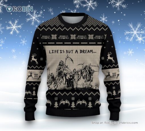 Life Is But A Dream Custom Avenged Sevenfold Ugly Sweater and Sweatshirt