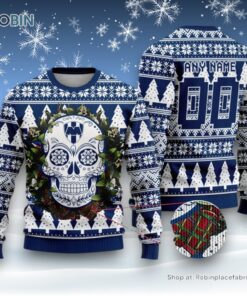 LIGA MX C.F. Monterrey Special Sugar Skull Christmas Ugly Sweater and Sweatshirt
