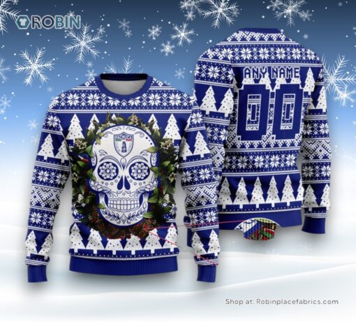 LIGA MX C.F. Pachuca Special Sugar Skull Christmas Ugly Sweater and Sweatshirt