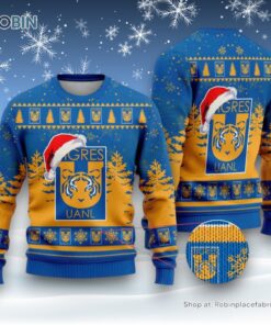 LIGA MX Tigres UANL Special Christmas Ugly Sweater and Sweatshirt Design